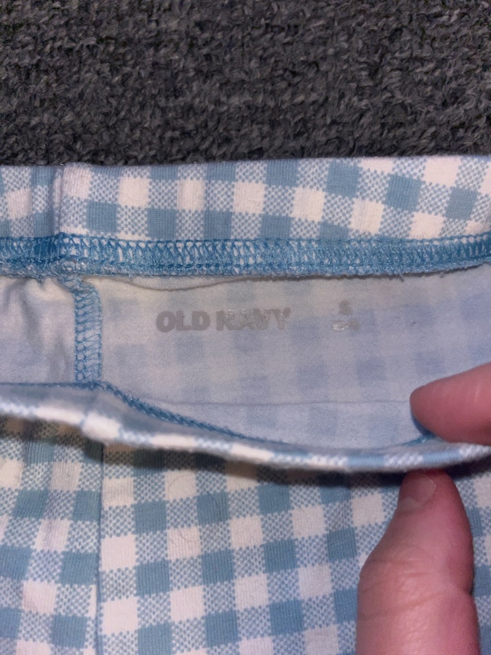 Old Navy Girls Checkered Biker Shorts - Picture 2 of 4